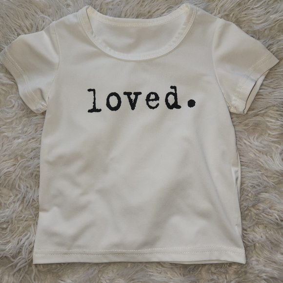2T toddler white tshirt. Unisex. - Picture 3 of 3